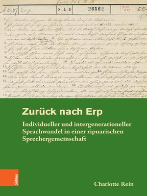 cover image of Zurück nach Erp